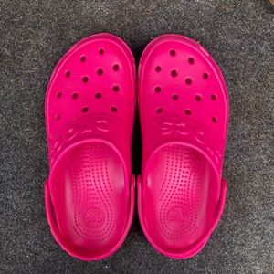 Pink Crocs